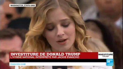 Investiture de Donald Trump : Hymne américain chanté par la jeune Jackie Evancho, 16 ans