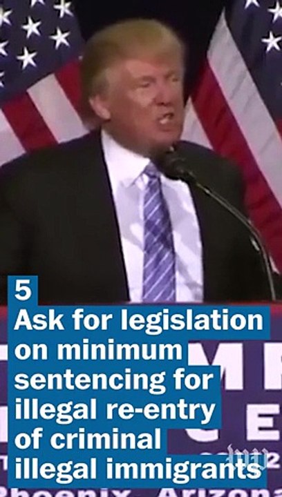 9 things Trump says he’d do on his first day as president