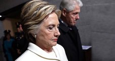 Trump'ın Devir Teslim Törenine, Clinton Çiftinin Yüz İfadesi Damga Vurdu