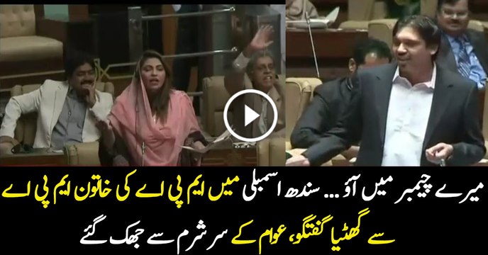 Heated Argument Breaks Out Between MPAs In Sindh Assembly