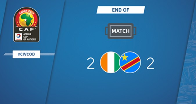 Ivory Coast 2-2 D.R. Congo - All Goals & Highlights - 20.01.2017 HD