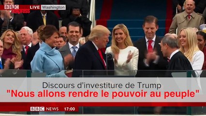 Donald Trump: "Nous allons rendre le pouvoir au peuple"