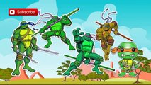 Finger Family Rhymes | Superhero | Ninja Turtles | Cartoons | Nursery Rhymes | Collection
