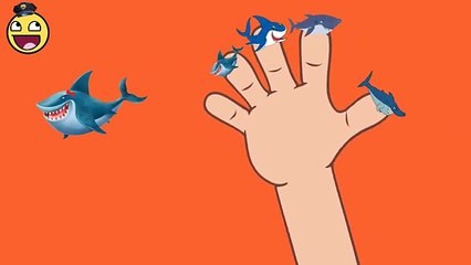 English Rhymes | 2D Shark Finger Family Video | Rhymes for Preschool
