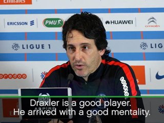 Download Video: Emery praises Draxler impact at PSG