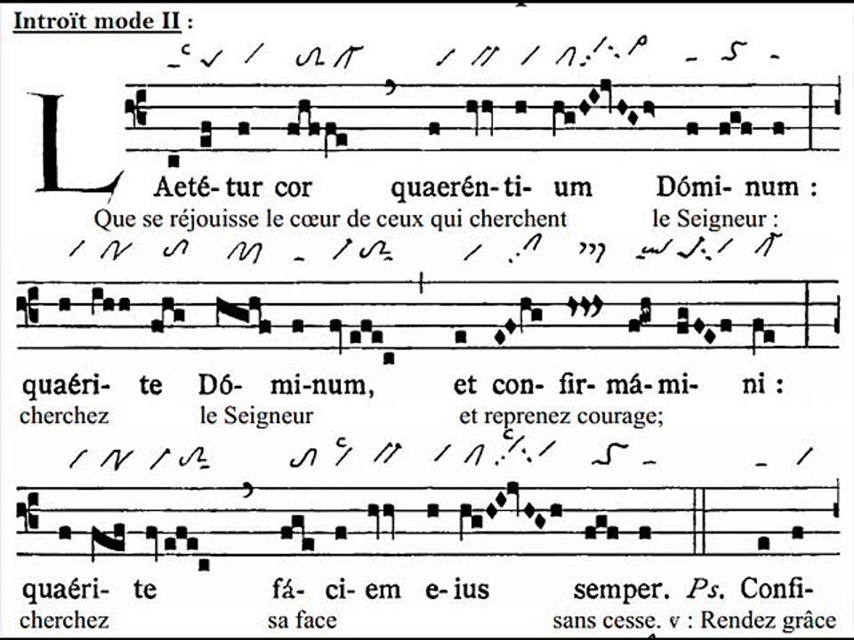 Introitus Laetetur cor, Dominica IV TpA (4 TO)
