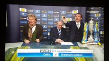 Rod stewart picks the balls scottish cup