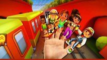 Finger Family Subway Surfers Cheats Cartoons For Children | Finger Family Children Nursery Rhymes