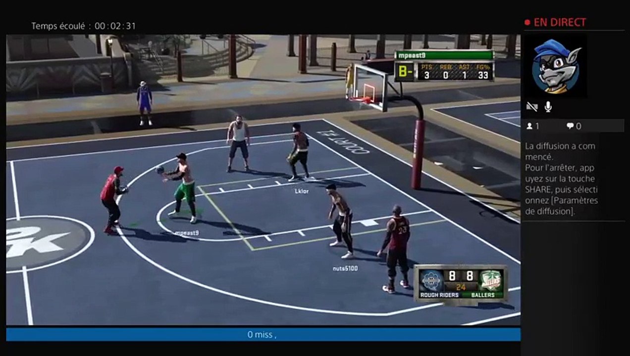 Diffusion PS4 en direct de mpeast9