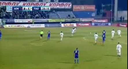 Dennis Epstein Goal HD - Kerkyra 1 - 1	Panathinaikos 22.01.2017