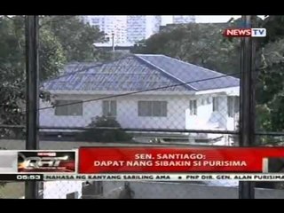 QRT: Sen. Santiago: Dapat nang sibakin si Purisima