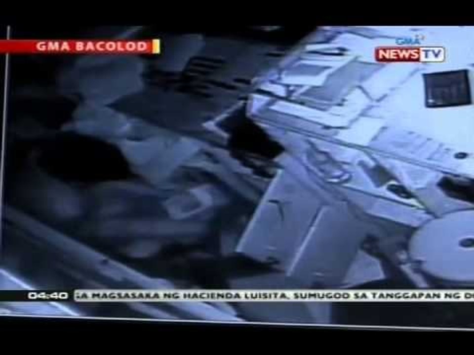 Tindahan ng pintura sa Bacolod City, nilooban ng 4 na lalaki; pagnanakaw, na-hulicam