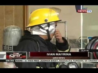 Pito, isinugod sa ospital dahil nahilo at nahirapang huminga nang magkasunog sa condominium