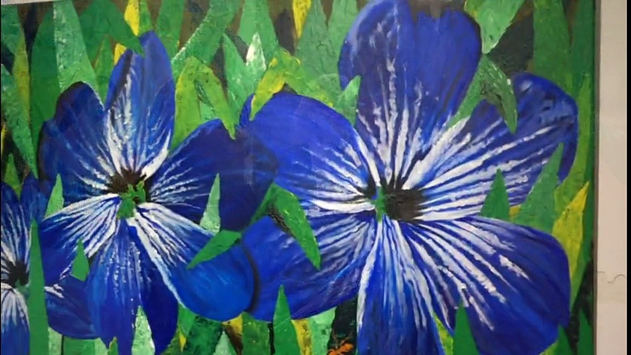 Exposition "à l'improviste" de l'artiste-peintre Cloé_Jalipa : le vernissage