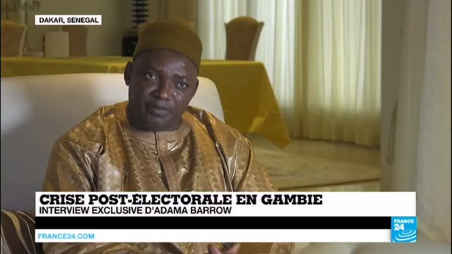 EXCLUSIF - Interview d'Adama Barrow, le président gambien toujours présent à Dakar