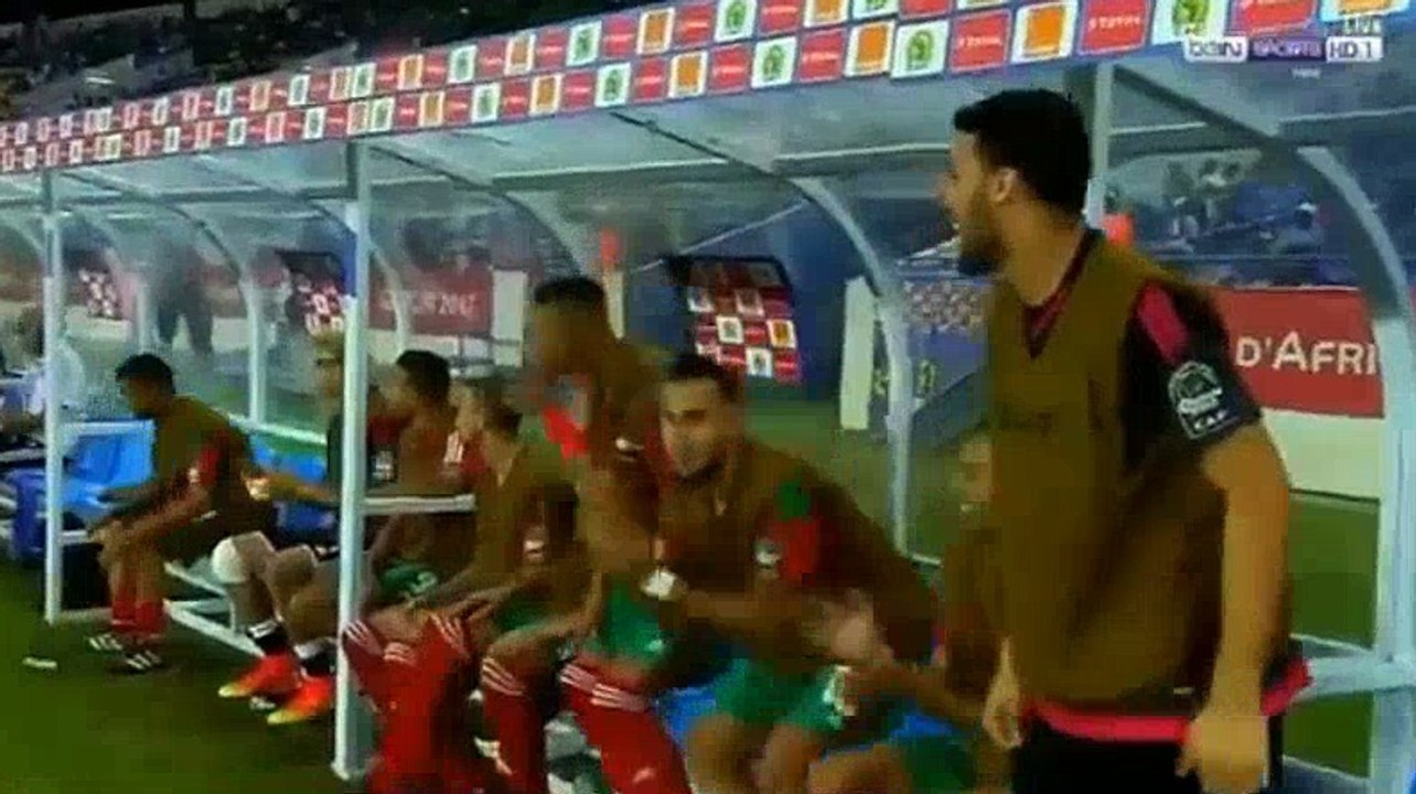 But de Romain Saiss - Maroc 2-1 Togo - 20.01.2017