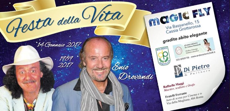 Discorso di Enio Drovandi - 27° Anniversario Festa della Vita (14.01.2017)