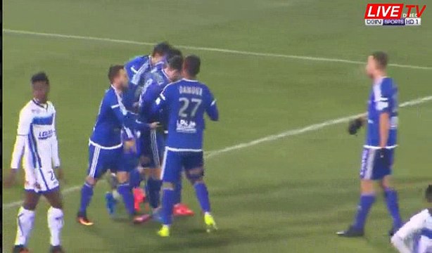 Kevin Hoggas Goal HD - Auxerre 0-2 Bourg Peronnas 20.01.2017