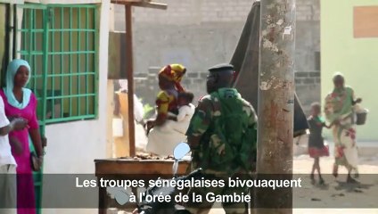 Les troupes sénégalaises bivouaquent à l'orée de la Gambie