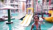 Huge Swimming Pool Giant Sailing Ship Water Slides for Kids Atlantis Resort Family Holiday Thailand