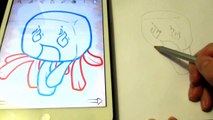 Как нарисовать Chibi Minecraft  для детей How to draw for children How to Draw Chibi Minecraft Ghast