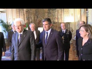 Roma - Mattarella ha ricevuto Sendic (20.01.17)