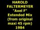 HAROLD FALTERMEYER  "Axel F"  Maxi 45 rpm