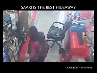 woman thief CCTV footage
