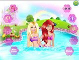 Disney Princess - Barbie And Ariel Pool Party Princess Games for Girls(Принцессы Барби и Ариэль)