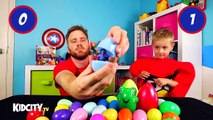Angry Birds Movie Heroes & Villains Surprise Eggs Toys Challenge ft Finding Dory by KidCity