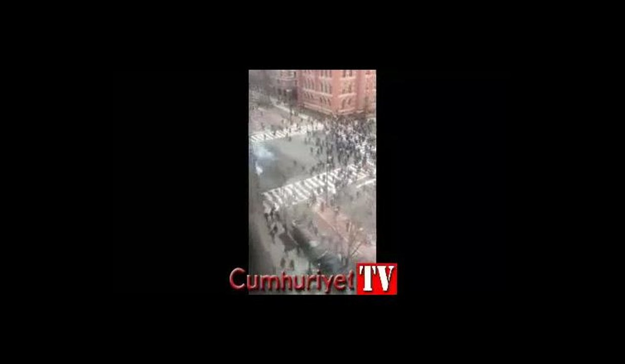 Washington'daki Trump protestoları devam ediyor... Polis biber gazı kullanıyor