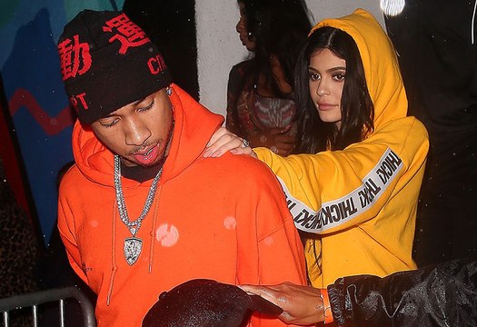 Kylie Jenner Flashes Her Diamond Ring Out In Los Angeles With Tyga