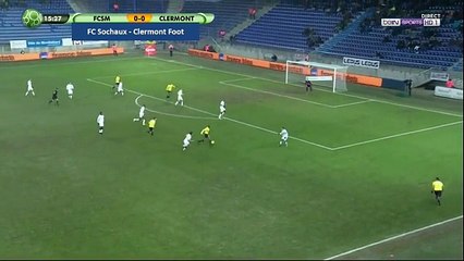 1-0 Moussa Sao - FC Sochaux 1-0 Clermont Foot - 20.01.2017 HD