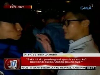 24 Oras: Nagpakilalang abugada, nakipagmatigasan sa mga nanitang traffic constable at pulis
