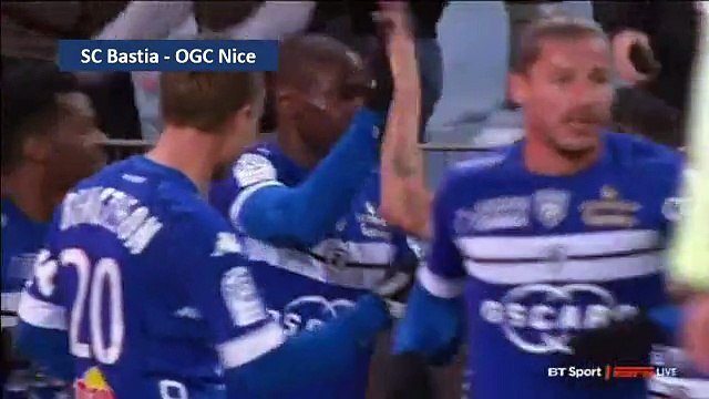 1-0 Prince Oniangue - SC Bastia 1-0 OGC Nice - 20.01.2017 HD