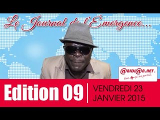 Le Journal Télévisé de l'Emergence du Vendredi 23 Janvier 2015