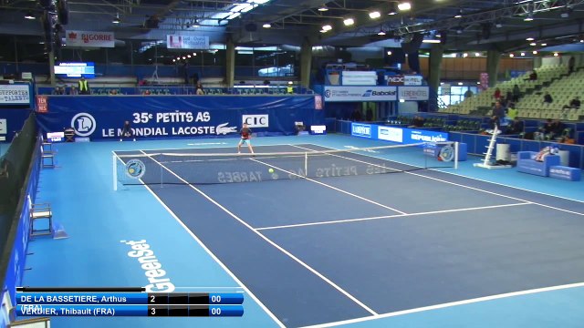 Arthus DE LA BASSETIERE (FRA) vs Thibault VERDIER (FRA) - 3ème tour pré-qualifications nationales - Les Petits As 2017