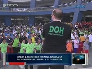 Saksi: Halos 2,000 senior citizens, nakiisa sa pagdiriwang ng Elderly Filipino Week