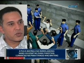 8 Pulis-Maynila na inireklamong nang-hulidap ng isang Pakistani, lumantad at itinanggi ang bintang