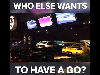 This Initial D arcade game looks incredible! Credit to Powaup