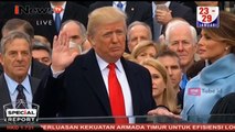 Donald Trump Resmi Dilantik Jadi Presiden Amerika Serikat ke-45