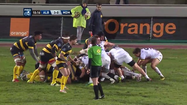 SITE OFFICIEL STADE MONTOIS RUGBY - ESSAI 1 N. WAKAYA - ALBI vs SMR