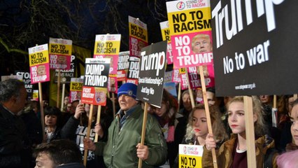 L'ondata anti-Trump arriva anche in Europa