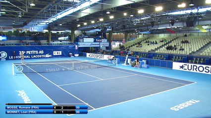 Romane MOSSE (FRA) vs Loan MONNET (FRA) - 3ème tour pré-qualifications nationales - Les Petits As 2017