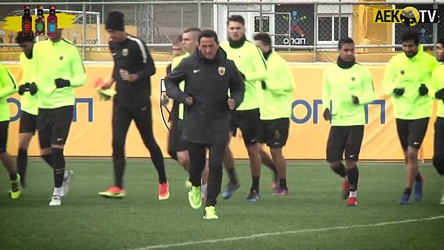 Η Πρώτη Προπόνηση του Μανόλο Χιμένεθ στον πάγκο της ομάδας.