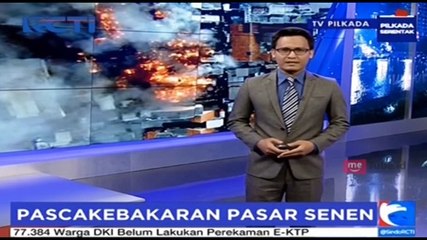 Download Video: Hingga Jumat Malam, Kebakaran Pasar Senen Belum Padam