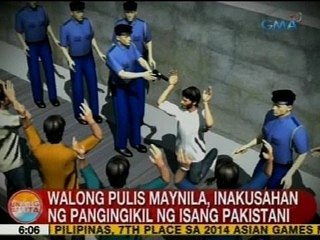 UB: 8 pulis Maynila, inakusahan ng pangingikil ng isang Pakistani