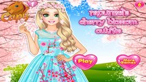 Rapunzels Cherry Blossom Outfit - Rapunzel Video Games For Girls