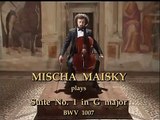 バッハ 無伴奏チェロ組曲 Bach, Cello Suite No. 1, preludio - Mischa Maisky, cello