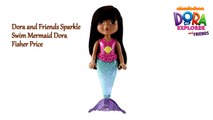 Fisher Price - Dora and Friends - Sparkle & Swim Mermaid Dora - TV Toys